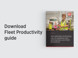 How telematics technology can cut operating costs and maximise your fleet’s productivity