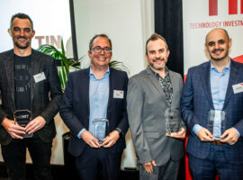 EROAD CEO Mark Heine receives TIN Award