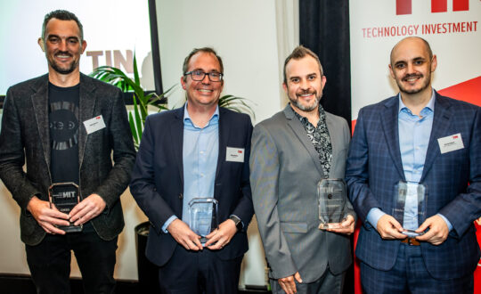 EROAD CEO Mark Heine receives TIN Award