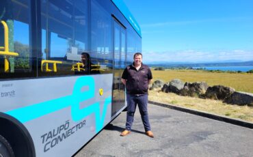 EROAD and Tranzit Group Partnership_Taupo EV Connector bus