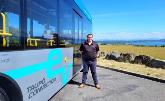 EROAD and Tranzit Group Partnership_Taupo EV Connector bus