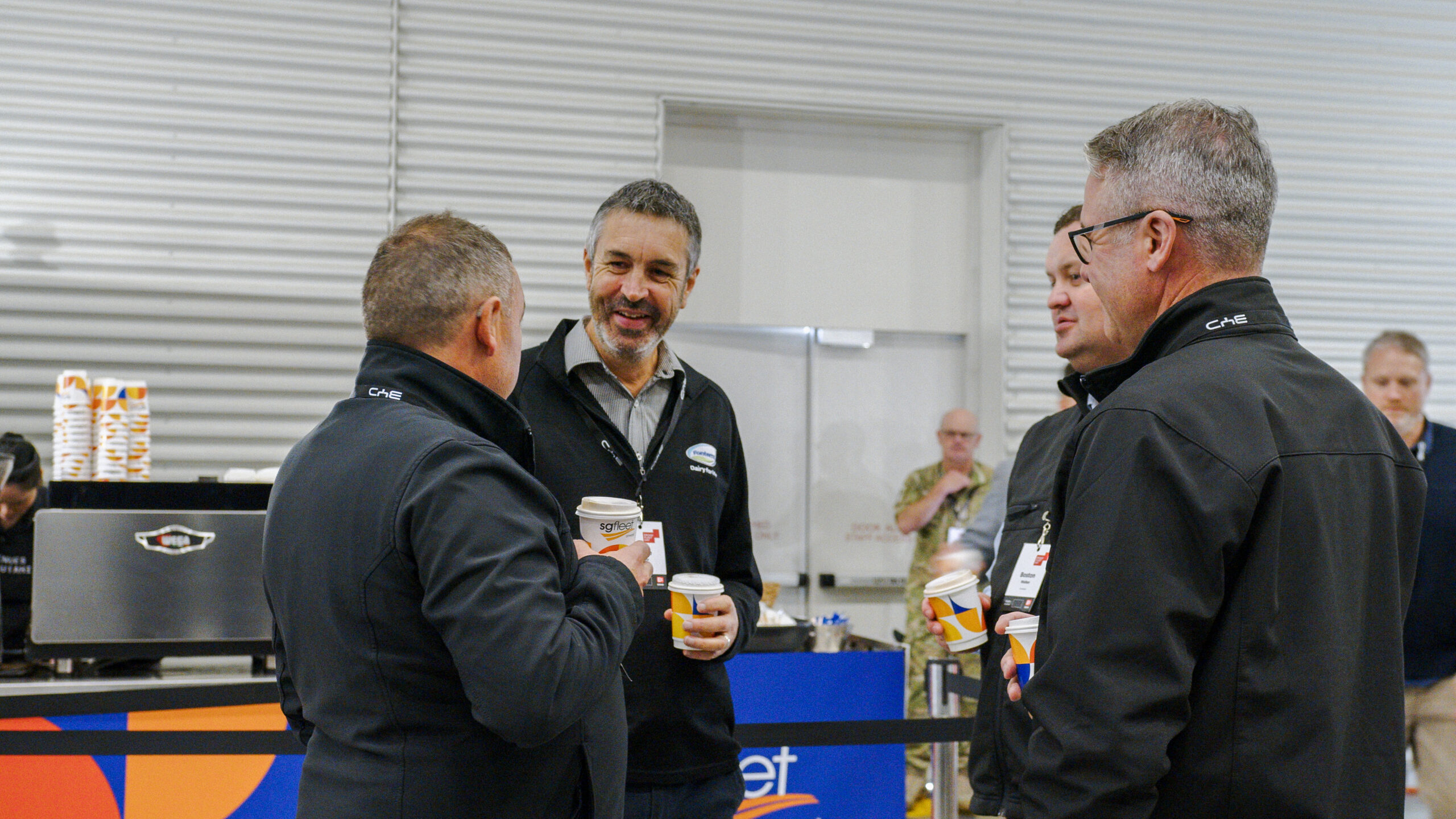 Fleet Day Christchurch 2024 attendees coffee