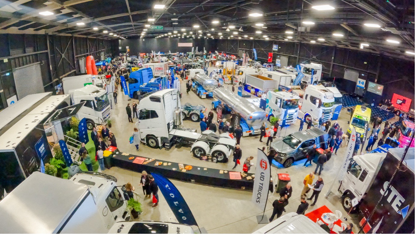Image shows the exhibitor display of over 150 vehicles at Fleet Day