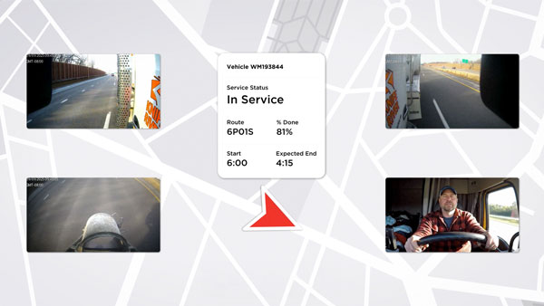 The EROAD unified software platform shown on a laptop.