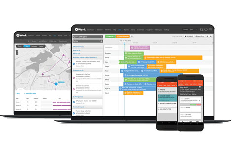 vWork software interface