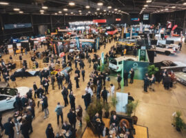 Attendees gather in the exhibition hall at EROAD Fleet Days 2026